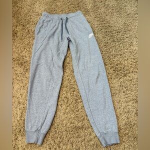 Grey Nike sweatpants